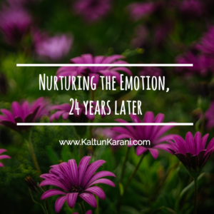Nurturing the Emotion