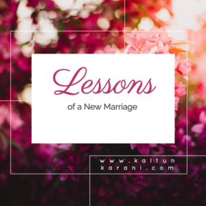 Lessons of a New Marriage (1)